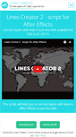 Mobile Screenshot of linescreator.com
