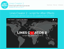 Tablet Screenshot of linescreator.com